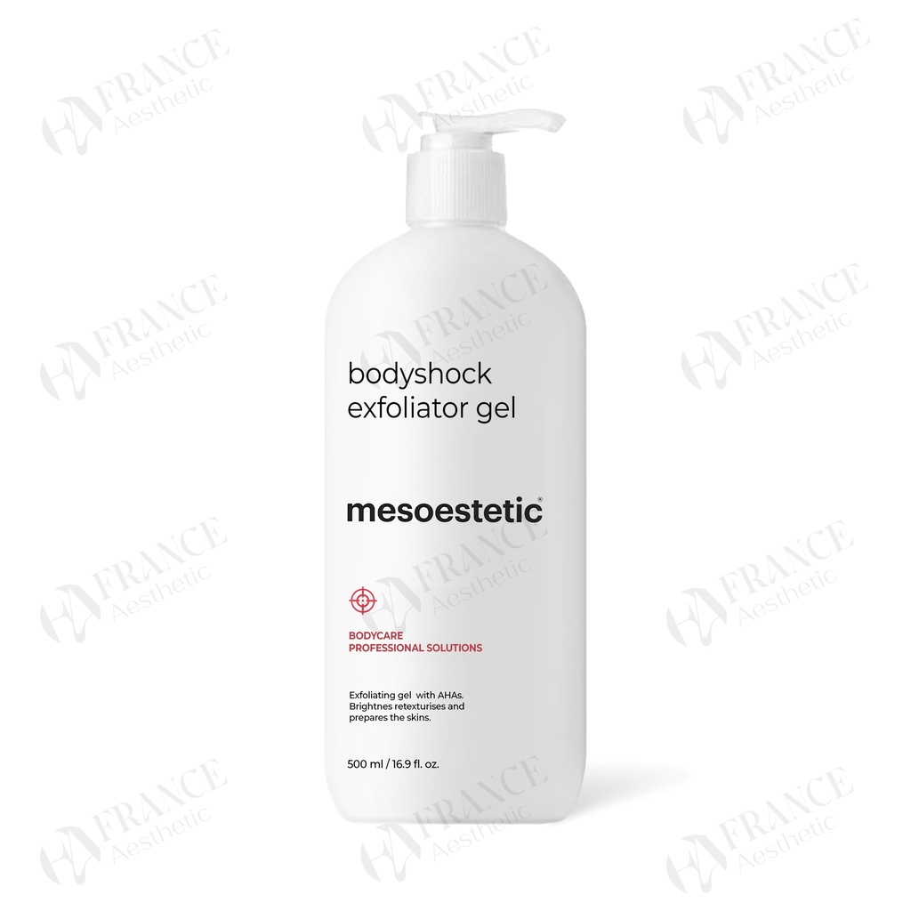 mesoestetic bodyshock exfoliator gel 500 ml 