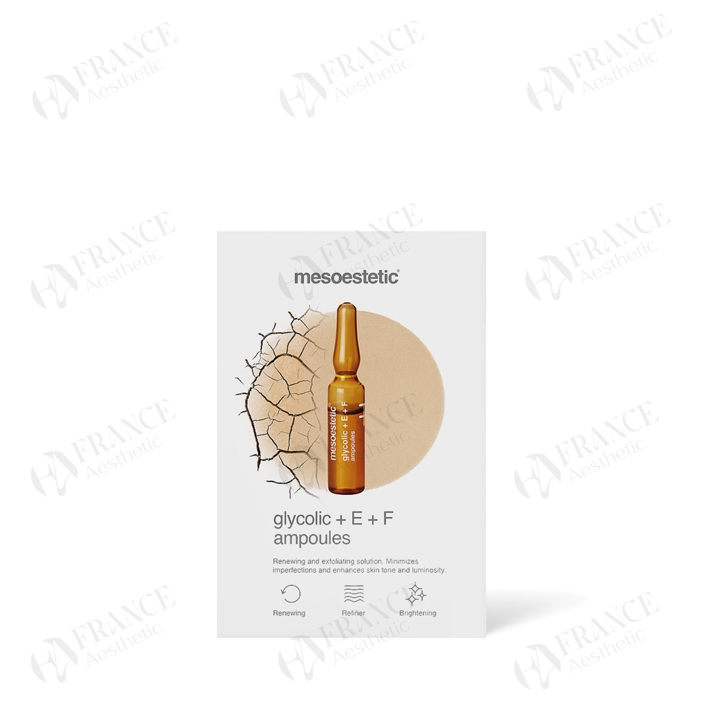 mesoestetic glycolic + E + F ampoules 